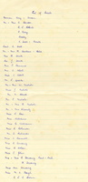 Guest list for wedding of Ron and Doris